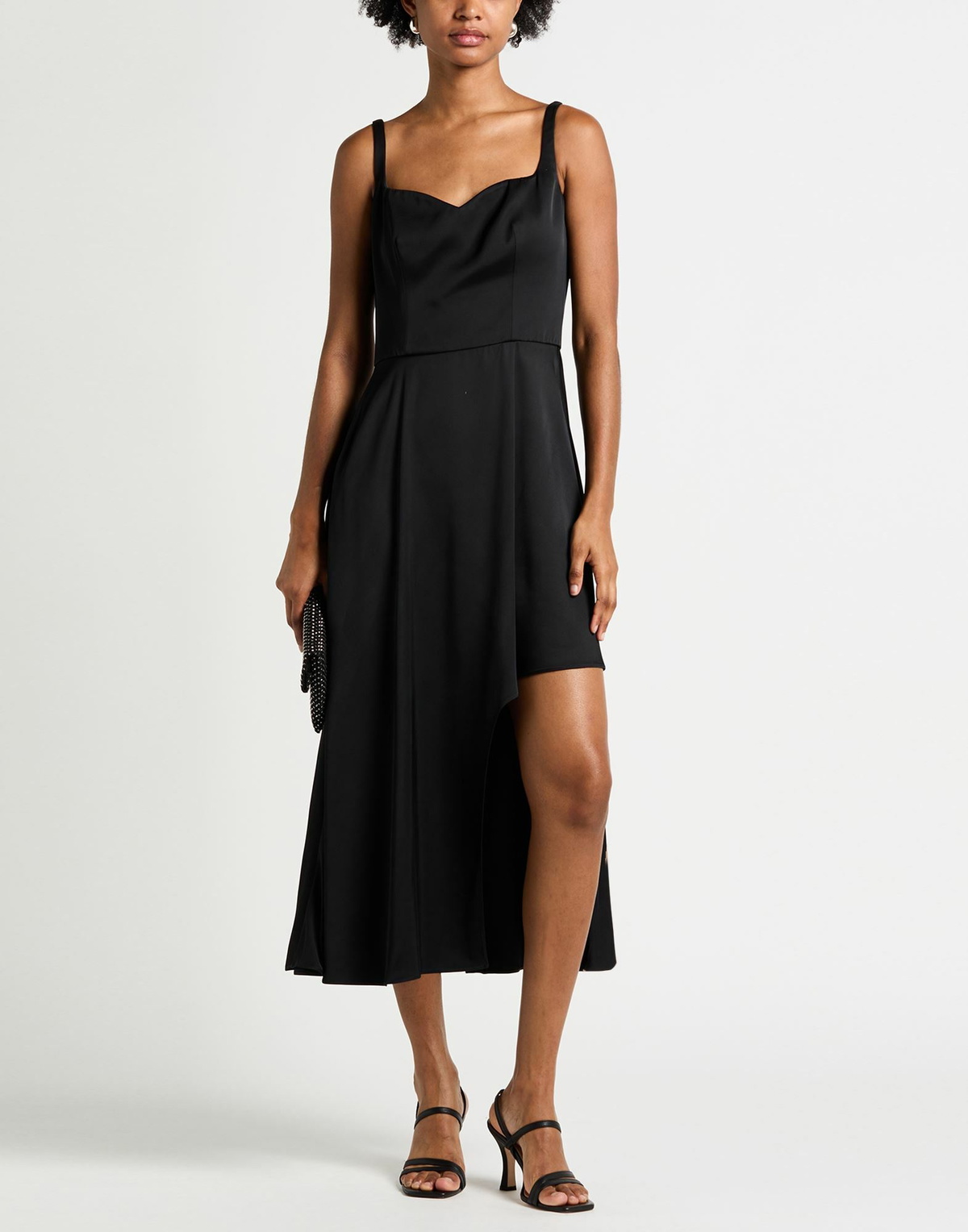 Mcqueen Womens Midi dress in Black