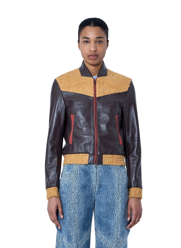 Photo: Kiko Kostadinov Konrad Leather Jacket
