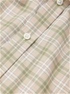 Turnbull & Asser - Hayne Button-Down Collar Checked Cotton-Voile Shirt - Green