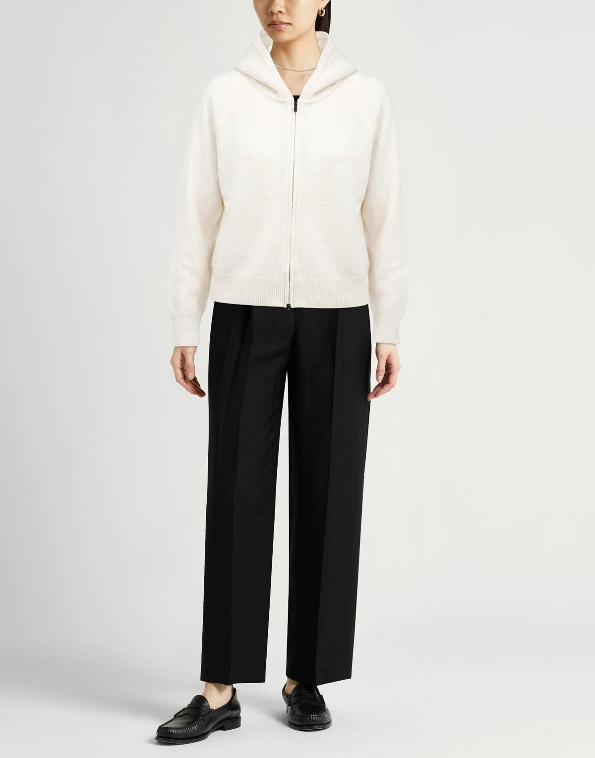 Peserico Womens Cardigan Ivory