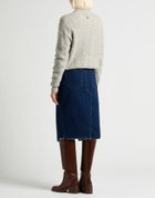 Veronica Beard Womens Denim skirt in Blue