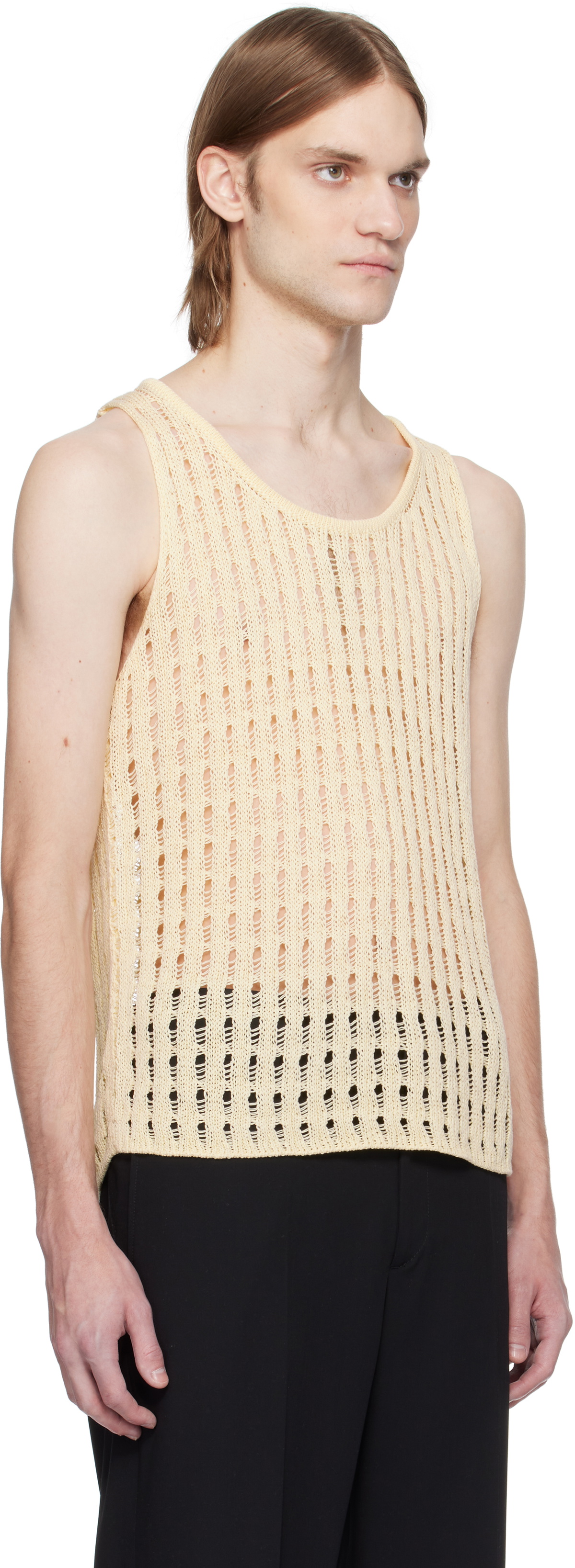 CMMN SWDN Off-White Davit Tank Top
