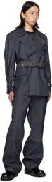 Helmut Lang Indigo Rider Denim Jacket