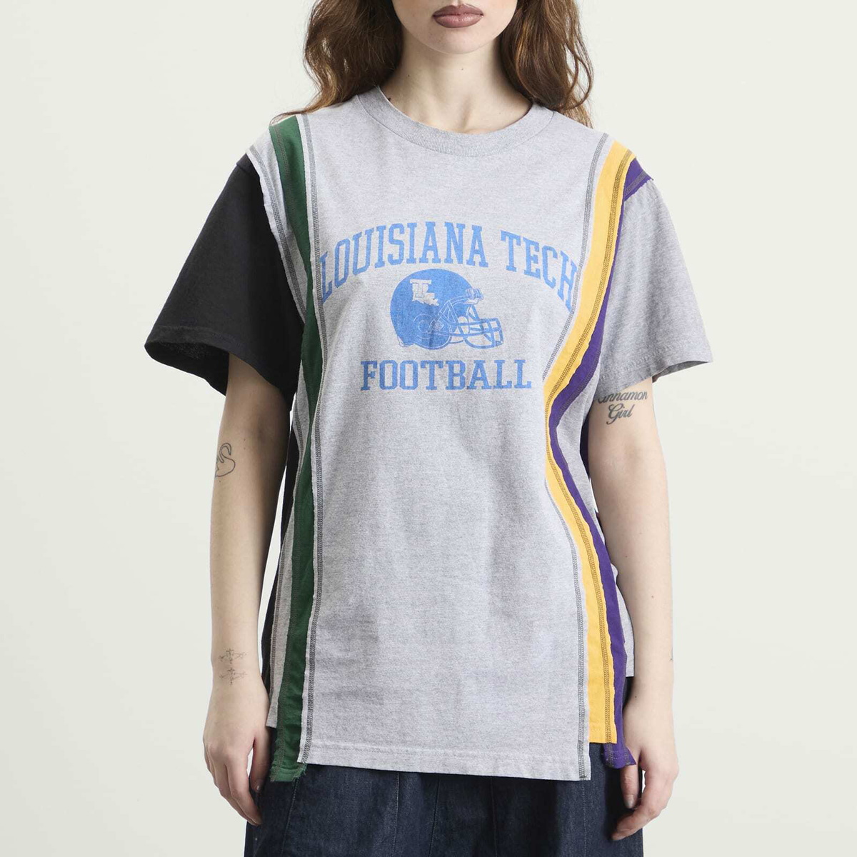 Needles Women's 7 Cut College T-Shirt in Assorted