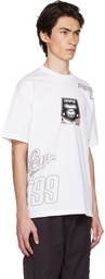 AAPE by A Bathing Ape White Printed T-Shirt