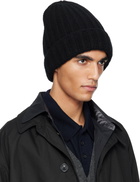 Maison Margiela Black Felted Wool Beanie
