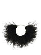 Saint Laurent Wide Feathers Necklace