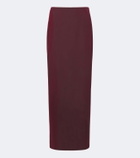The Row Gurio virgin wool maxi skirt