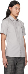 Vivienne Westwood Gray Embroidered Shirt