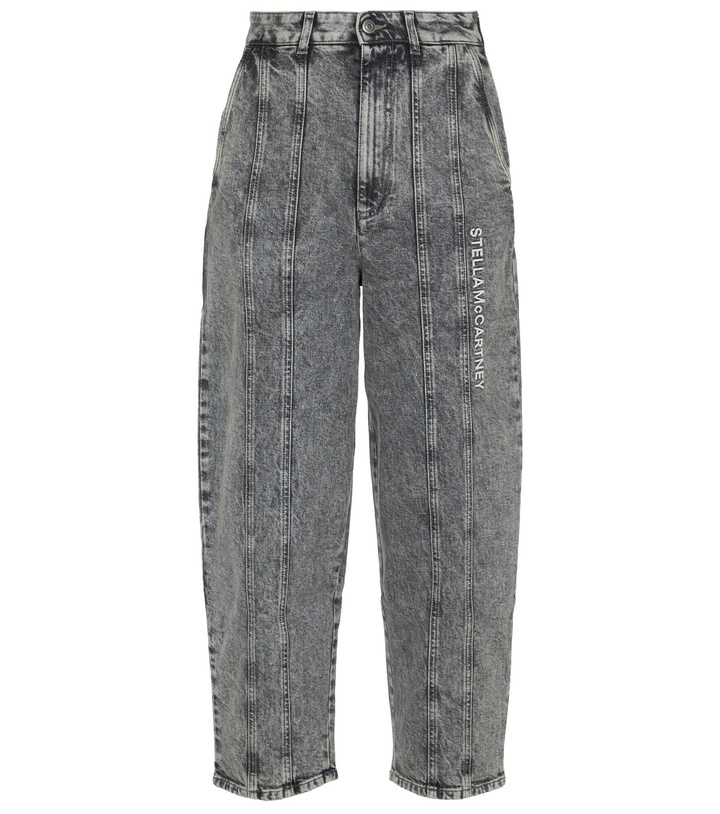 Photo: Stella McCartney - High-rise wide-leg jeans