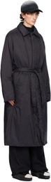 Y-3 Black Padded Coat