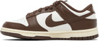 Nike Off-White & Brown Dunk Low Sneakers