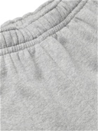 NIKE - Sportswear Club Wide-Leg Fleece-Back Cotton-Blend Jersey Cargo Shorts - Gray