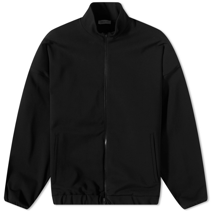 Photo: Fear Of God Men's Eternal Viscose Tricot Track Jacket in Black