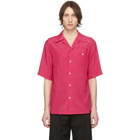 Alexander McQueen Pink Logo Bowling Shirt