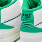 Nike Men's Air Jordan 2 Retro Sneakers in White/Lucky Green