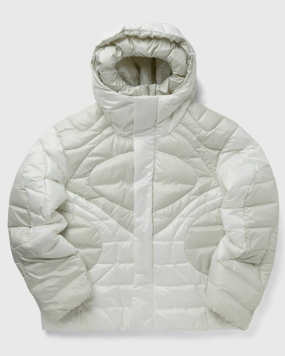 Nike white zip cheapest up puffer winter jacket