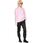 Helmut Lang Pink Jeremy Deller Hoodie