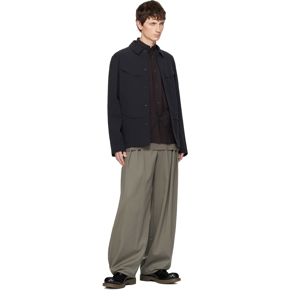 Veilance Black Field Softshell Jacket