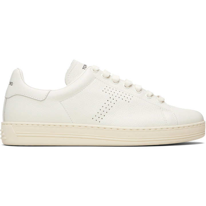 Photo: TOM FORD Off-White Warwick Sneakers