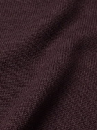 VETEMENTS - Oversized Distressed Merino Wool Rollneck Sweater - Brown