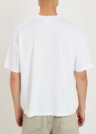 Picante Peace Printed Cotton T-shirt White