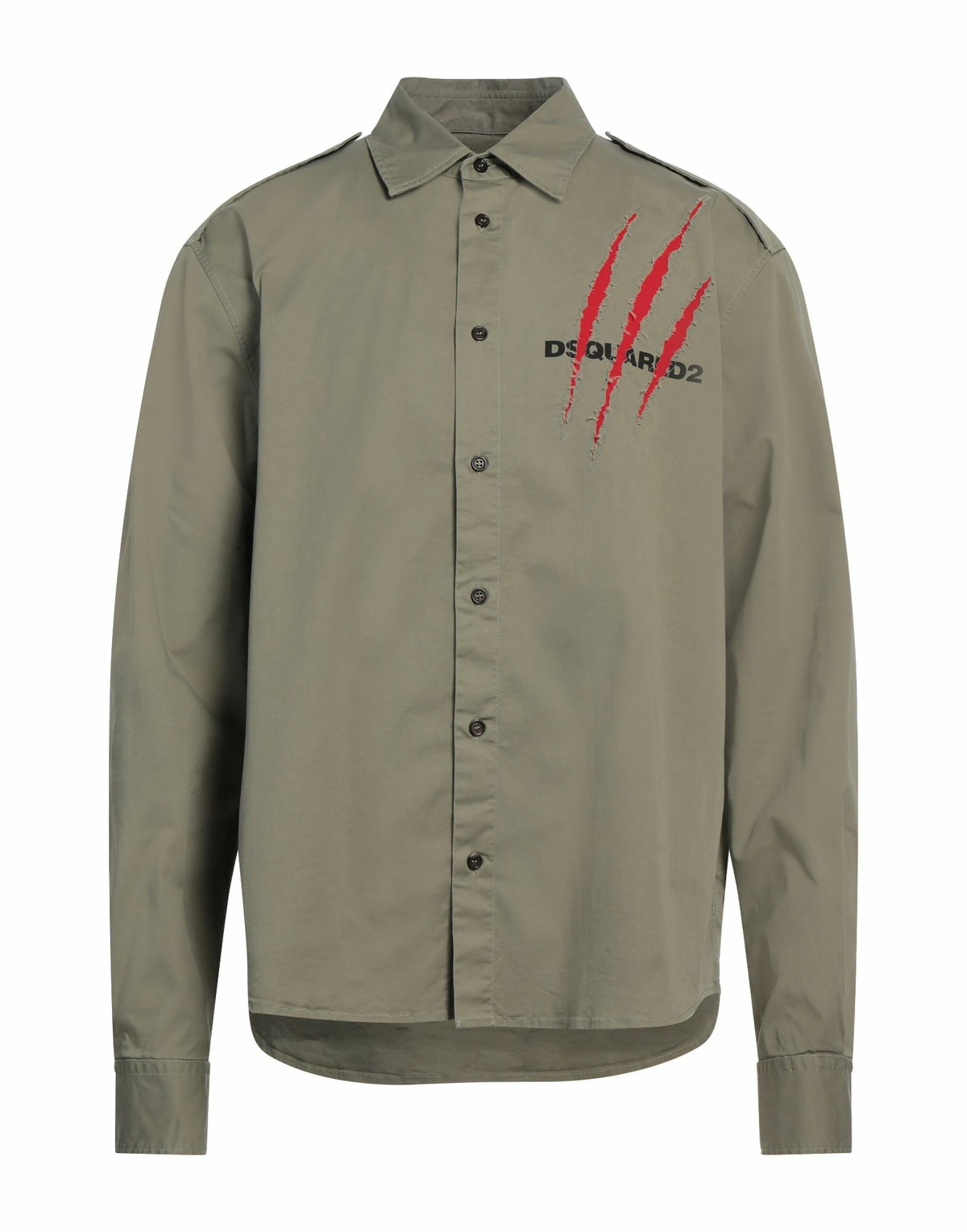 Dsquared2 Mens Shirt Military in Green
