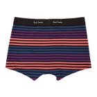 Paul Smith Pink and Blue Striped Trunk Boxer Briefs