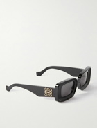 Loewe - Anagram Rectangular-Frame Acetate Sunglasses