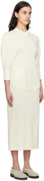 Mame Kurogouchi Off-White Balloon Midi Dress
