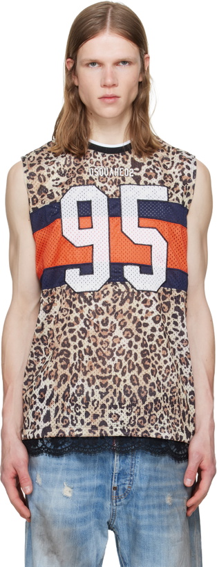 Photo: Dsquared2 Multicolor Wild2 Cigarette Fit Tank Top