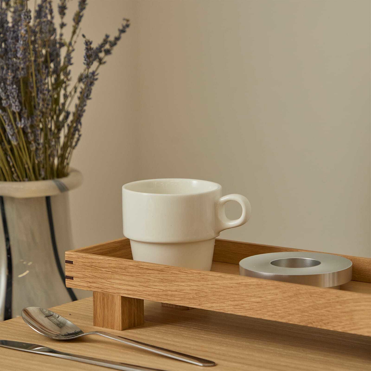 Service Projects Cafétiera Mug - 230ml in White 