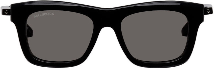 Photo: Balenciaga Grey Rectangular Sunglasses