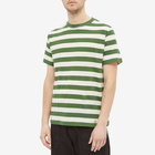 Armor-Lux Men's Wide Stripe T-Shirt in Ficus/Natural