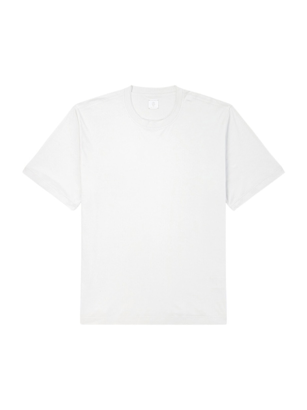 Photo: Eleventy - Cotton and Modal-Blend Jersey T-Shirt - Neutrals