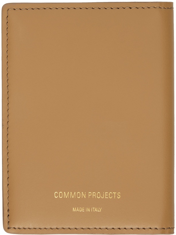 Photo: Common Projects Tan Card Holder Wallet