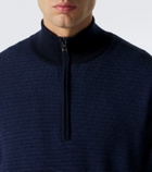 Frescobol Carioca Heitor wool half-zip sweater