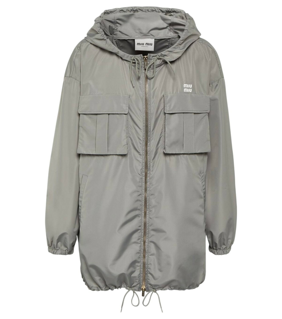【関税&送料込】Miu Miu Recycled Polyester Hooded Down Jacke 020e14b1-26ff-303b-ae32-