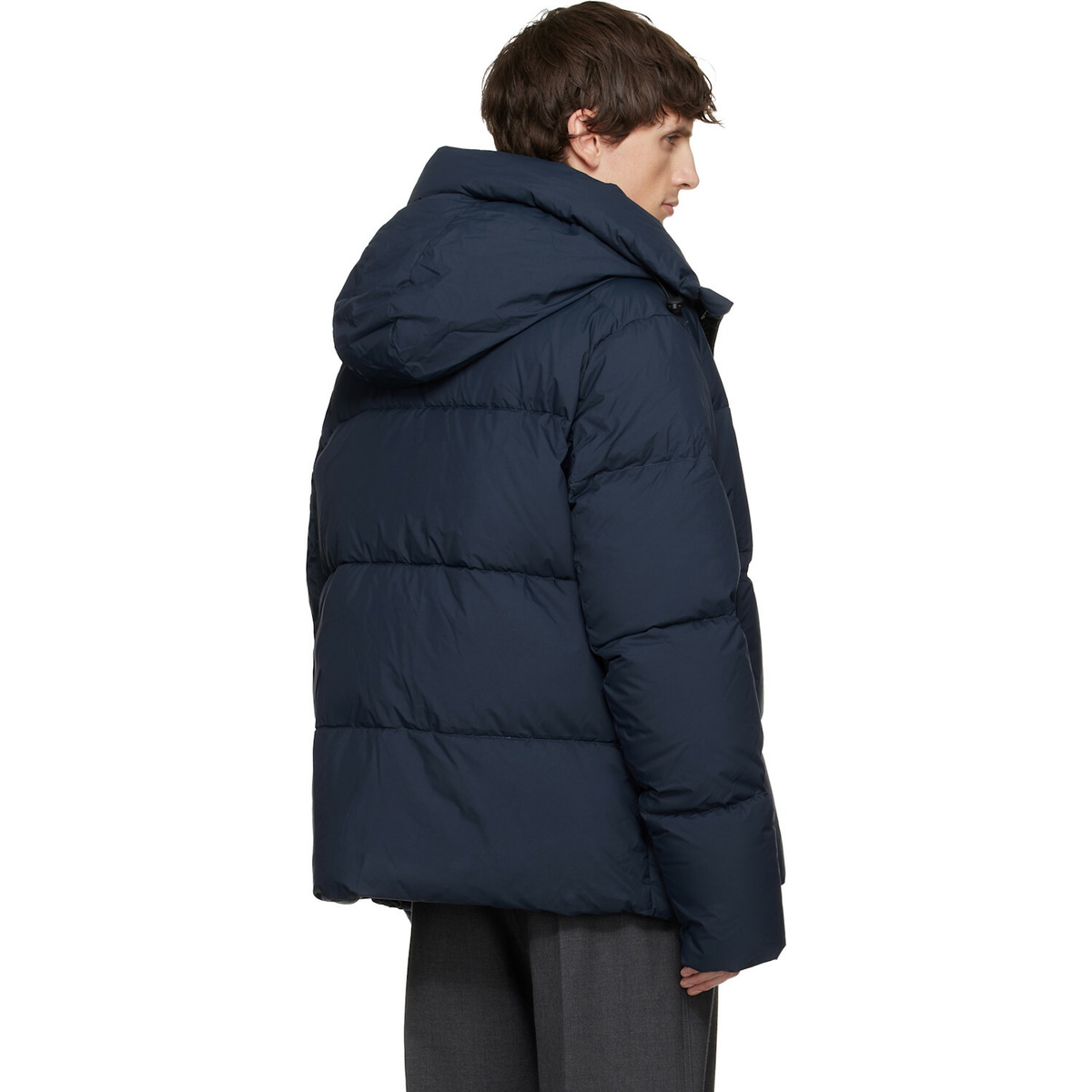 Canada Goose Navy 'Black Label' Crofton Puffer EnduraLuxe Down Jacket