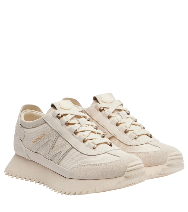 Photo: Moncler Pacey2 suede-trimmed sneakers