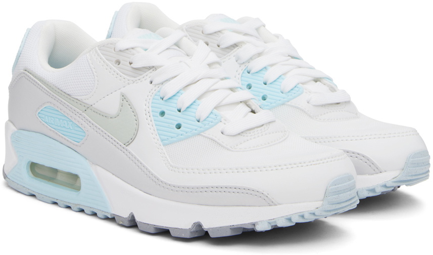 nike air max baby blue and white