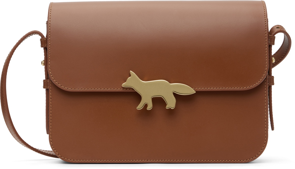Maison Kitsuné Tan Edie Large Bag