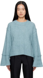 House of Dagmar Blue Crewneck Sweater