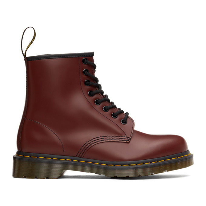 Photo: Dr. Martens Red 1460 Smooth Lace-Up Boots