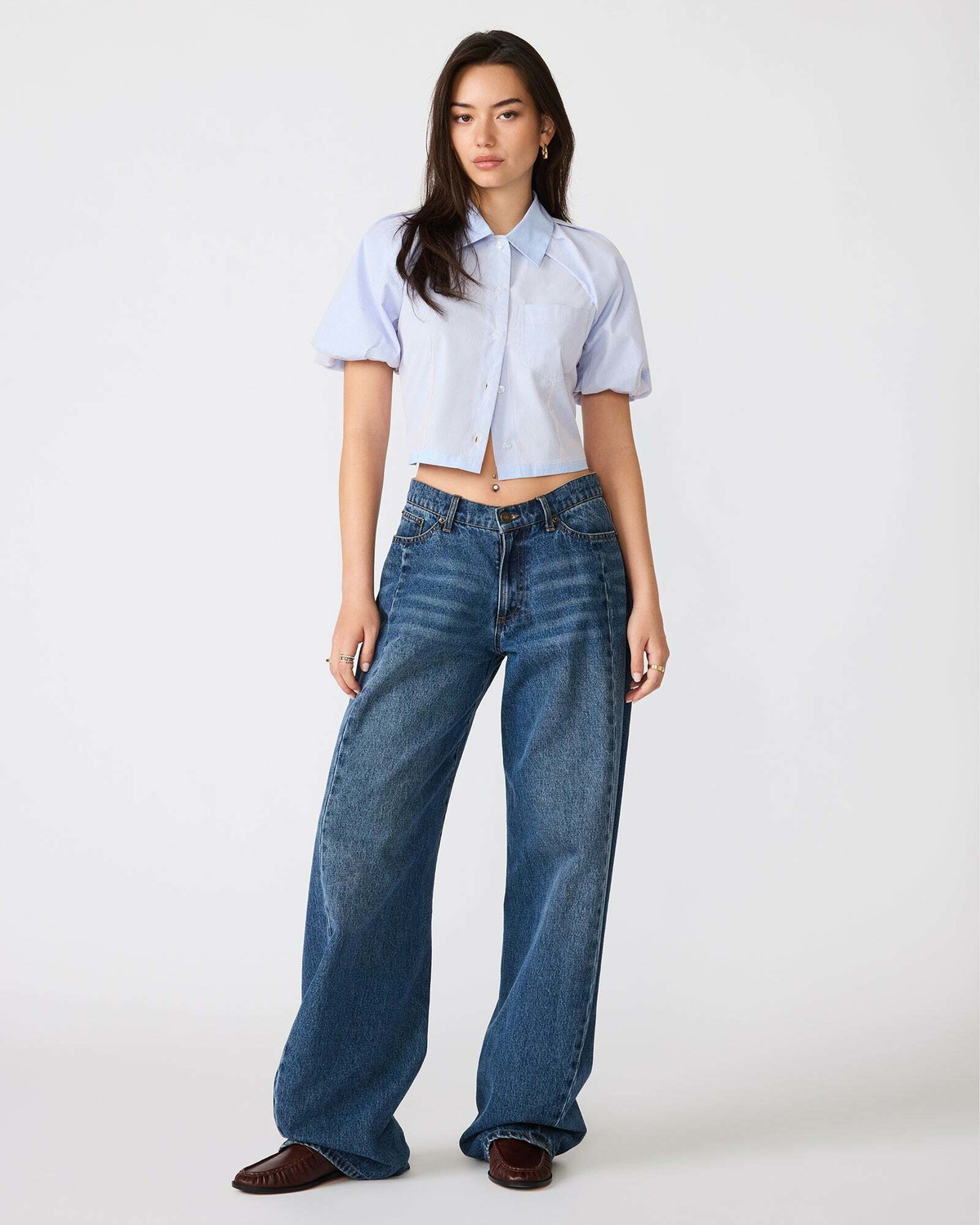 Steve Madden Reece Top in Blue