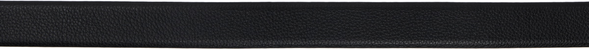 CC BELT 20 MM IN BLACK SMOOTH CALFSKIN GOLD HARDWARE ATTACH RHINSTONE