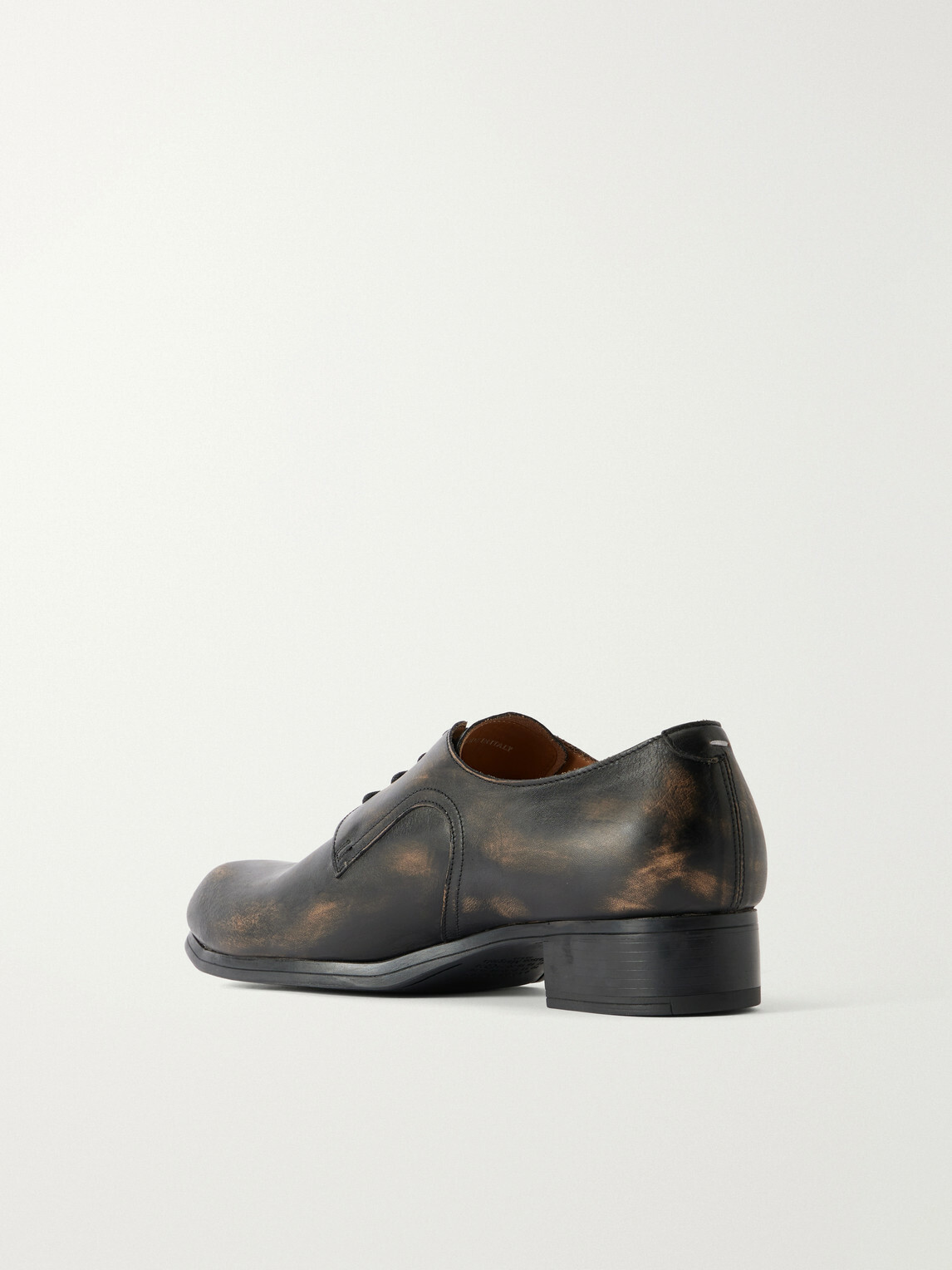Maison Margiela - Float Leather Oxford Shoes - Black
