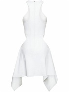 THE ATTICO - Magnolia Ribbed Cotton Jersey Mini Dress