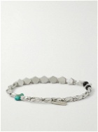 Paul Smith - Silver Turquoise Beaded Bracelet