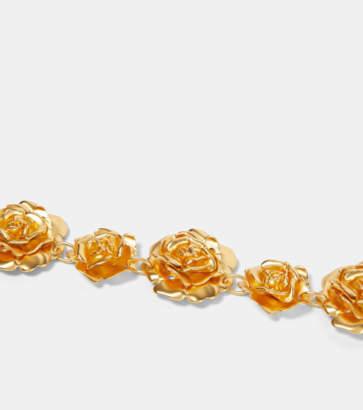 【関税込み】Blumarine ゴールド＆レッド Rose Resin ベルト Blumarine Gold & Red Rose Resin Belt Blumarine